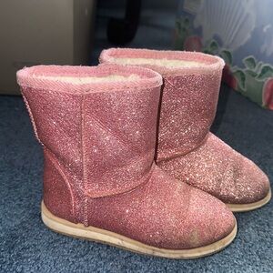 Girls Sparkly Pink boots